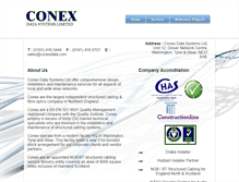Tablet Screenshot of conexdata.com